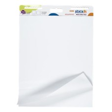 Öntapadó flipchartpapír, 76,2x63,5 cm, 2x30 lap, STICK N, fehér