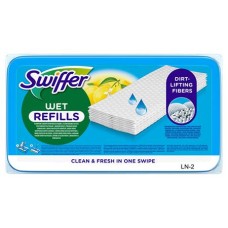 Nedves padlótörlő kendő, utántöltő, 24 db, SWIFFER "Sweeper", citrus illat