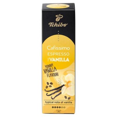 Kávékapszula, 10 db, TCHIBO "Cafissimo Espresso Vanilla"