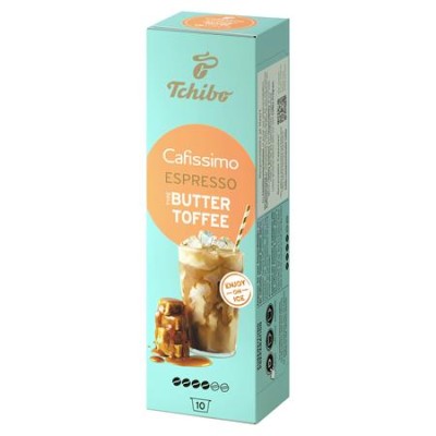Kávékapszula, 10 db, TCHIBO "Cafissimo Espresso Buttertoffee"