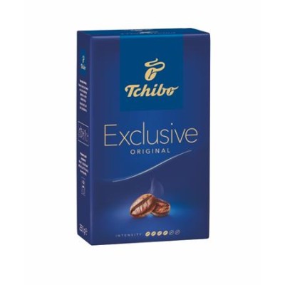 Kávé, pörkölt, őrölt, vákuumos csomagolásban, 250 g,  TCHIBO "Exclusive"