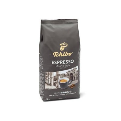 Kávé, pörkölt, szemes, 1000 g, TCHIBO "Milano"