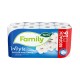 Toalettpapír, 2 rétegű, kistekercses, 16 tekercs, TENTO "Family White", fehér