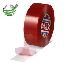 Ragasztószalag, kétoldalas, ipari, 12 mm x 50 m, TESA®, "4965 PET", áttetsző