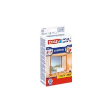Szúnyogháló, ablakra, tépőzáras, 1,3 x 1,3 m,  TESA® "Comfort", fehér