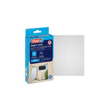 Szúnyogháló, ablakra, tépőzáras, 1,5 x 1,8 m, TESA® "Insect Stop", antracit