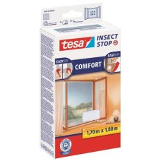 Szúnyogháló, ablakra, öntapadó, 1,3 x 1,5 m, TESA "Comfort", fehér