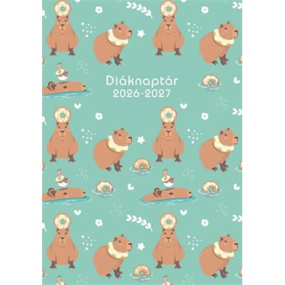 Diáknaptár, 2026/2027 tanév, B6, heti, TOPTIMER, "Capibara"