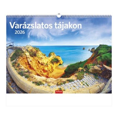 Naptár, fali, TOPTIMER, "Varázslatos tájakon"