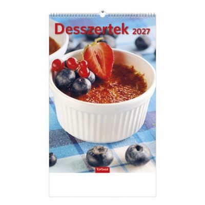 Naptár, fali, TOPTIMER "Desszertek"