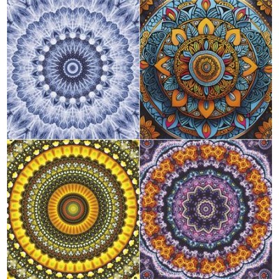 Naptár, fali, TOPTIMER "Mandala"