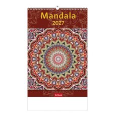 Naptár, fali, TOPTIMER "Mandala"