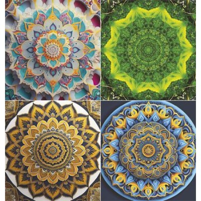 Naptár, fali, TOPTIMER "Mandala"