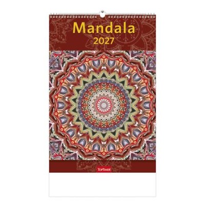 Naptár, fali, TOPTIMER "Mandala"