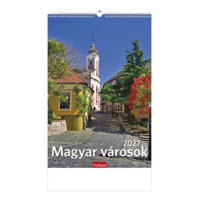 Naptár, fali, TOPTIMER "Magyar városok"