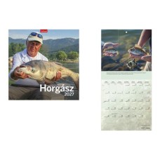 Naptár, fali, TOPTIMER "Horgász naptár"