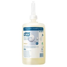 Folyékony szappan, 1 l, S1 rendszer, TORK "Kézmosására", átlátszó