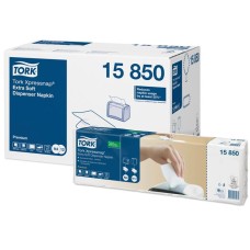 Szalvéta, adagolós, 2 rétegű, 21,3x16,5 cm, N4 rendszer, Premium, TORK "Xpressnap Extra Soft", fehér