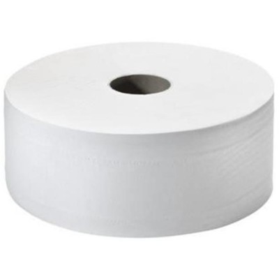 Toalettpapír, T1 rendszer, 2 rétegű, 26 cm átmérő, TORK "Jumbo", fehér