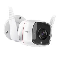 Biztonsági kamera, Wi-Fi + vezetékes, kültéri, éjjellátó, TP-LINK "Tapo C310"