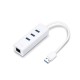 USB elosztó-HUB és ethernet átalakító, 3 port, USB 3.0, TP-LINK "UE330"