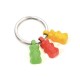 Kulcstartó, 3 charm dísszel, TROIKA "Haribo"