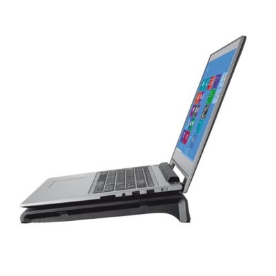 Notebook állvány, ventilátorral, USB, TRUST "Azul"