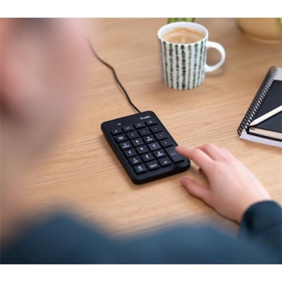 Numerikus billentyűzet, USB, TRUST "Xalas", fekete
