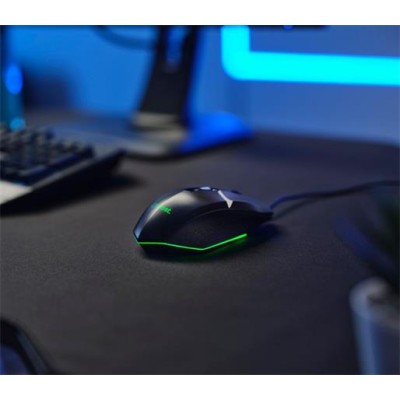 Egér, vezetékes, optikai, gaming, LED, TRUST "GXT109 Felox", fekete
