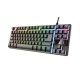Billentyűzet, vezetékes, gaming, USB, HUN, TRUST "GXT833 Thado"