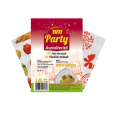 Műanyag asztalterítő, 100 x 120 cm, 2 db, TUTI "Party"