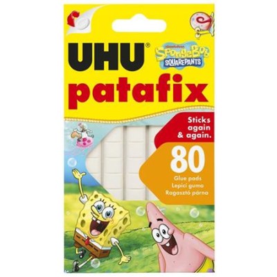 Gyurmaragasztó, 80 kocka/csomag, UHU "Patafix"