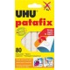 Gyurmaragasztó, 80 kocka/csomag, UHU "Patafix"