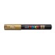 Dekormarker, 0,7-1,0 mm, UNI "Posca PC-1M", arany