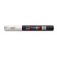 Dekormarker, 0,7-1,0 mm, UNI "Posca PC-1M", fehér