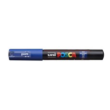 Dekormarker, 0,7-1,0 mm, UNI "Posca PC-1M", kék