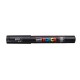 Dekormarker, 0,7 mm, UNI "Posca PC-1MR", fekete