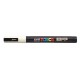 Dekormarker, 0,9-1,3 mm, UNI "Posca PC-3M", elefántcsont