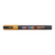 Dekormarker, 0,9-1,3 mm, UNI"Posca PC-3ML", fényes narancs