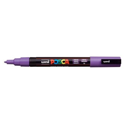 Dekormarker, 0,9-1,3 mm, UNI "Posca PC-3M", lila