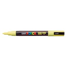 Dekormarker, 0,9-1,3 mm, UNI "Posca PC-3M", napsárga