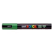Dekormarker, 1,8-2,5 mm, UNI "Posca PC-5M", erdőzöld
