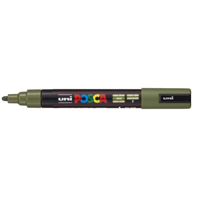 Dekormarker, 1,8-2,5 mm, UNI "Posca PC-5M", khaki