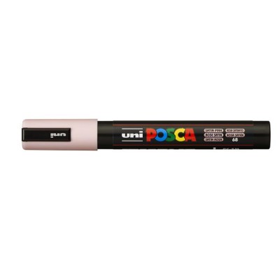 Dekormarker, 1,8-2,5 mm, UNI "Posca PC-5M", szatén rózsaszín