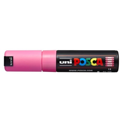 Dekormarker, 4,5-5,5 mm, UNI "Posca PC-7M", rózsaszín