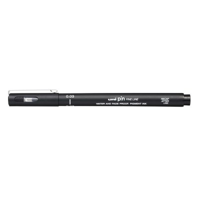 Rajzmarker, 0,03 mm, UNI PIN, fekete