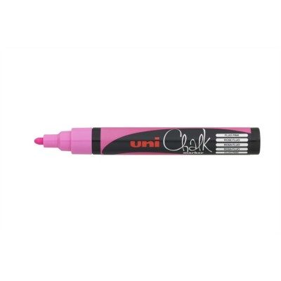 Krétamarker, 1,8-2,5 mm, UNI "PWE-5M", fluor rózsaszín