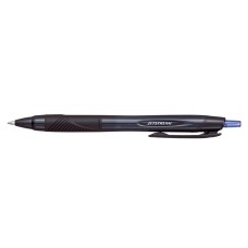 Golyóstoll, 0,35 mm, nyomógombos, fekete tolltest, UNI "SXN-157S Jetstream Sport Eco", kék