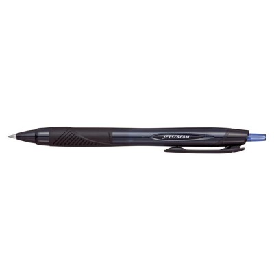 Golyóstoll, 0,35 mm, nyomógombos, fekete tolltest, UNI "SXN-157S Jetstream Sport Eco", kék