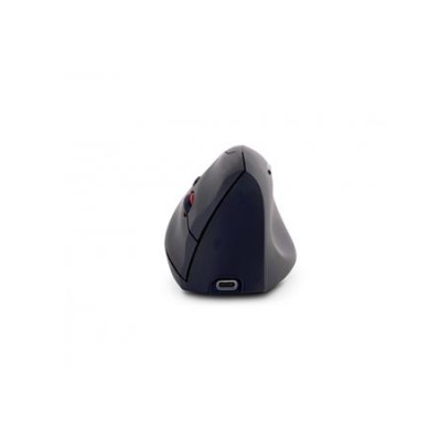 Egér, vezeték nélküli, vertikális, USB, URBAN FACTORY "Ergo Next", fekete Egér, vezeték nélküli, vertikális, USB, URBAN FACTORY "Ergo Next", fekete